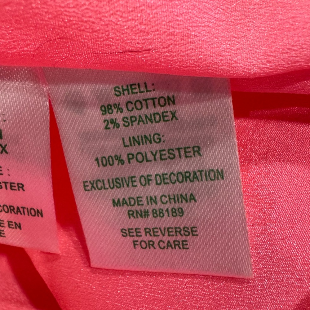 Lilly Pulitzer Ena Stretch Shift Dress in Capri Coral Sz 10 - Picture 13 of 14